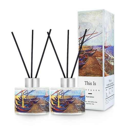 This Is My Flower Diffuser, Pure Cotton, 120mlx2