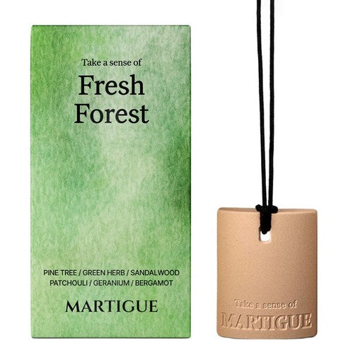 Martigue Car Perfume Terracotta Diffuser, Fresh Forest, 1 piece