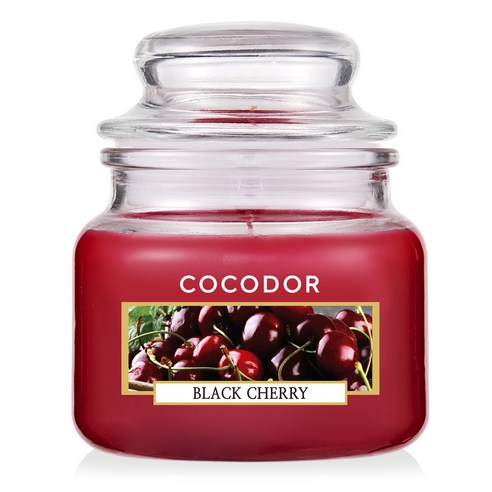 Cocodor Small Jar Candle, Black Cherry, 95g, 1 piece