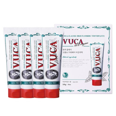 Vuca Classic Fluoride Breath Care Toothpaste, 210g, 4 Pack