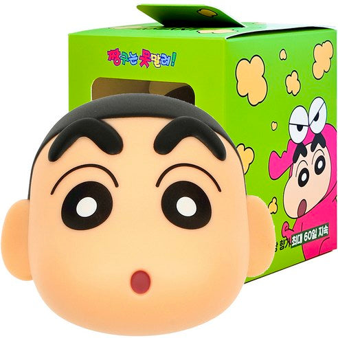 Belle Amant Crayon Shin-chan Big Face Car Air Freshener, Jang-gu, Black Cherry, 1 piece