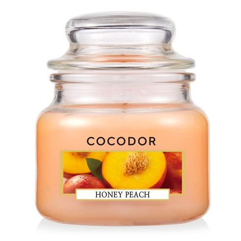 Cocodor Small Jar Candle, Honey Peach, 95g, 1 piece
