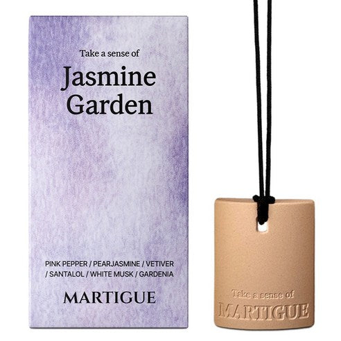 Martigue Car Perfume Terracotta Diffuser, Jasmine Garden, 1 piece