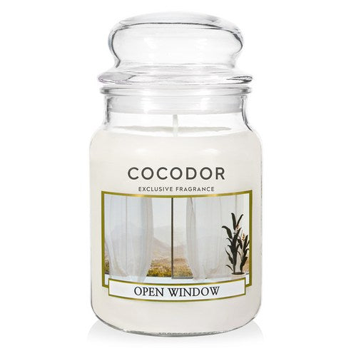 Cocodor Rajiza Candle, Open Window, 510g, 1 piece