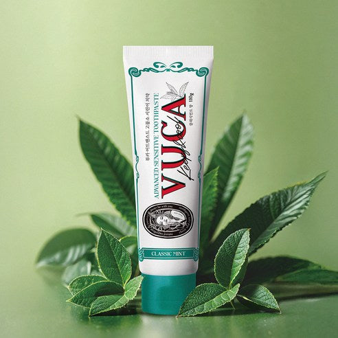 Vuca Advanced High Fluoride Sensitive Toothpaste Classic Mint Flavor, 110g, 8 Pack