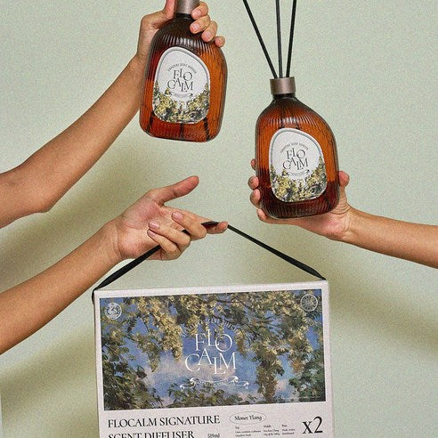 Plocam European Fragrance Signature Large Capacity Diffuser Gift Set, 1 Set, Millet Forest Path Scent