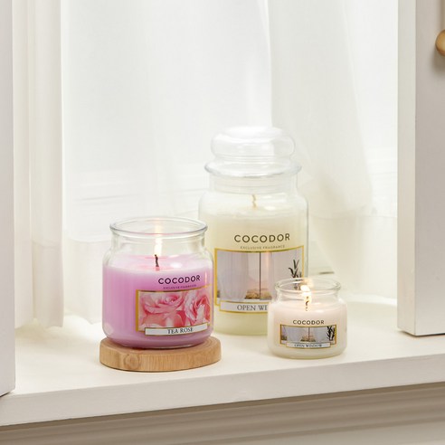 Cocodor Rajiza Candle, Open Window, 510g, 1 piece
