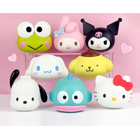 Belle Amant Sanrio Han Gyodong Big Face Car Air Freshener, Signature, 1 piece