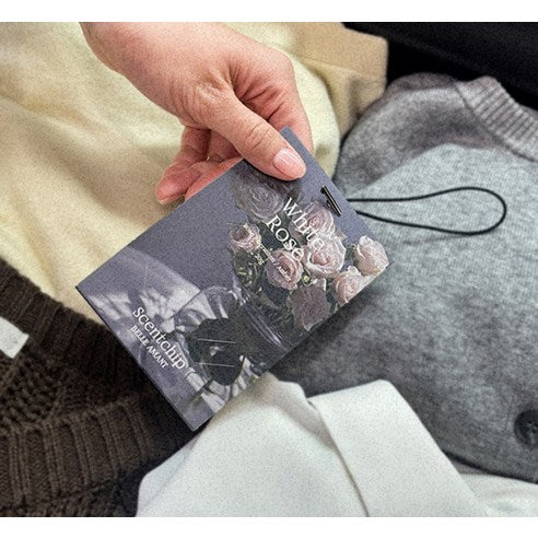 Belle Amant Scent Chip Car Air Freshener Sachets 20g, 2-Pack, White Rose, 1 piece