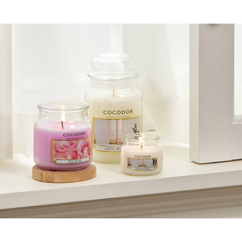 Cocodor Small Jar Candle, Open Window, 95g, 1 piece