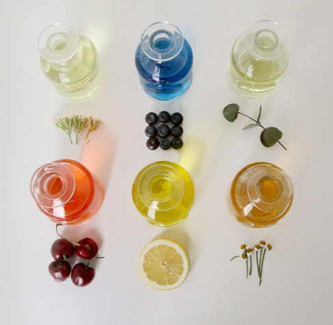 Herb Thyme NEW Indoor Diffuser 130ml + Flower Plaster Randomly Sent 4p + Fiber Stick 5p Gift Set, Chance, 1 Set