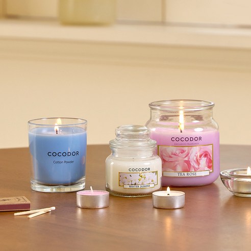 Cocodor Small Jar Candle, Lavender & Lemongrass, 95g, 1 piece