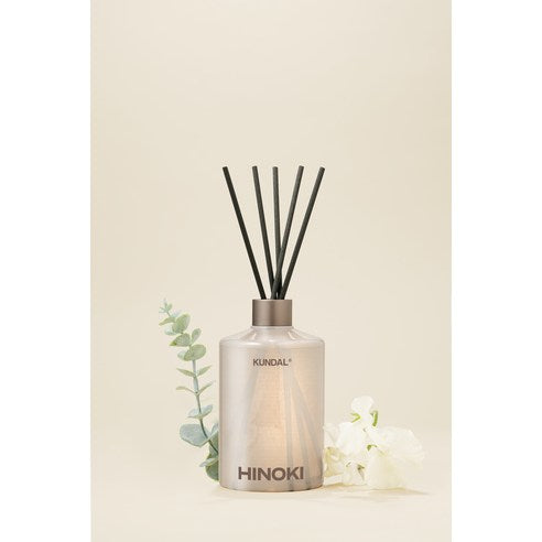 Kundal Large Capacity Perfume Diffuser, Fibercitic Set, Hinoki 500mlx2