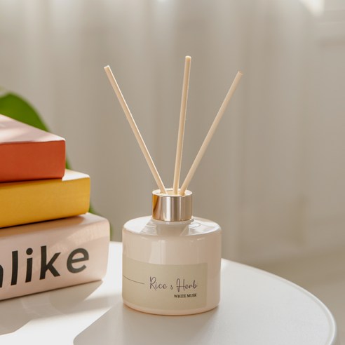 Household Guide Rice & Herb Diffuser, Clean Soap, 200mlx2