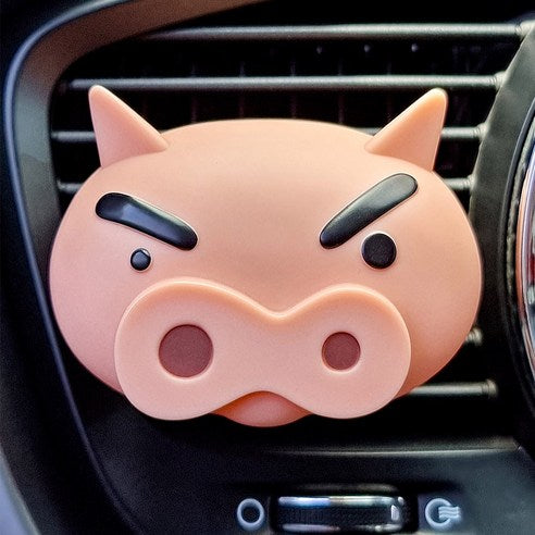 Belle Amant Crayon Shin-chan Big Face Car Air Freshener Buri Burimon, Fresh Cotton, 1 piece