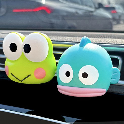 Belle Amant Sanrio Han Gyodong Big Face Car Air Freshener, Signature, 1 piece