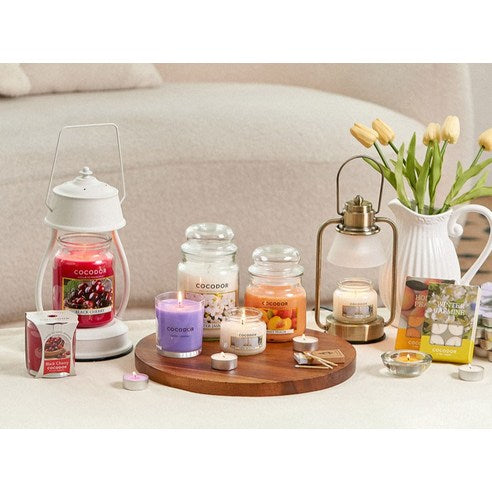 Cocodor Small Jar Candle, Cotton Powder, 95g, 1 piece