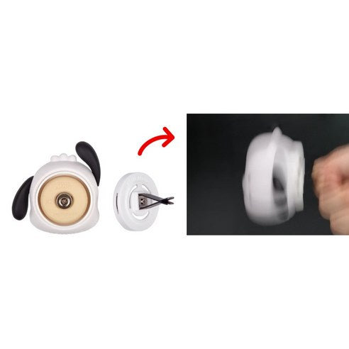 Belle Amant Sanrio Characters Pocachoco Big Face Car Air Freshener, Fresh Cotton, 1 piece