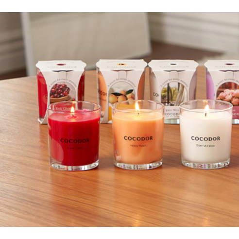 Cocodor Premium Candle, Black Cherry, 170g, 1 piece