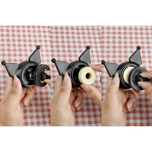 Belle Amant Sanrio Kuromi Big Face Car Air Freshener Refill Set, Fresh Cotton, 1 piece