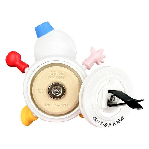 Belle Amant Crayon Shin-chan Movie Snowman Refillable Car Air Freshener, White Musk, 1 piece