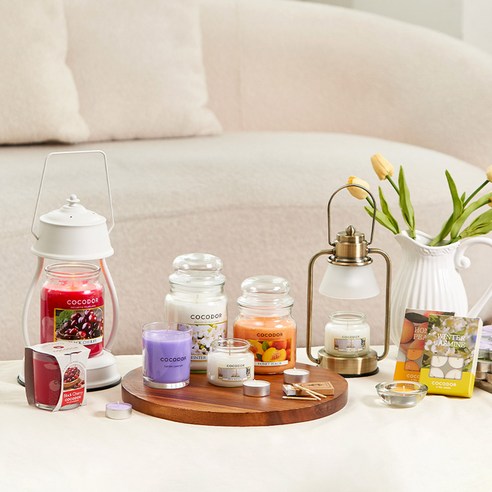 Cocodor Small Jar Candle, Black Cherry, 95g, 1 piece