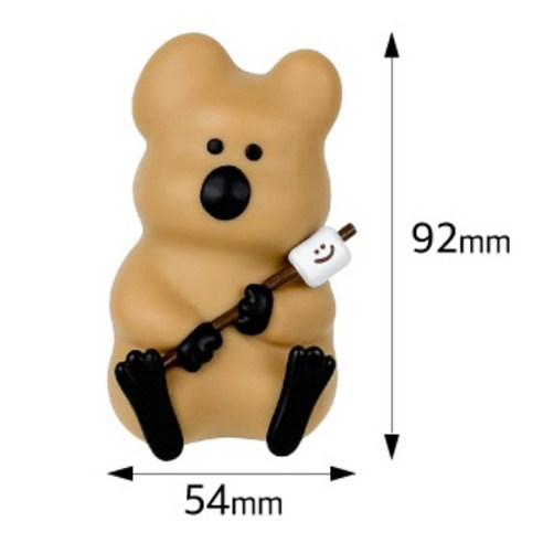 Belle Amant Dainotain Quokka Figure Car Air Freshener, Signature, 1 piece