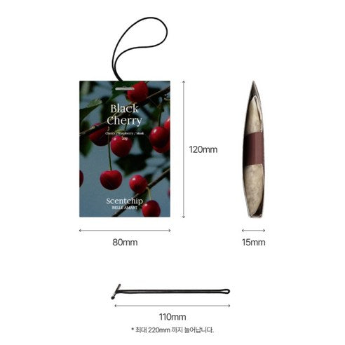 Belle Amant Scent Chip Car Air Freshener Sachets 20g, 2-Pack, Lavender, 1 piece