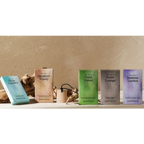 Martigue Car Perfume Terracotta Diffuser, Fresh Forest, 1 piece